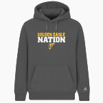 FREDERICK HIGH SCHOOL GOLDEN EAGLES <span class="pdp-name-mascot">FREDERICK GOLDEN EAGLES</span> BSN SPORTS Men's Cotton Rich Fleece Hoodie Front Thumbnail