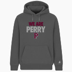 PERRY HIGH SCHOOL MAROONS <span class="pdp-name-mascot">PERRY MAROONS</span> BSN SPORTS Men's Cotton Rich Fleece Hoodie Front Thumbnail