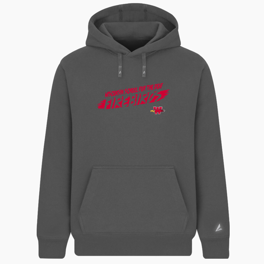 Wisconsin School For The Deaf Firebirds <span class="pdp-name-mascot">Wisconsin School For The Deaf Firebirds</span> BSN SPORTS Men's Cotton Rich Fleece Hoodie
