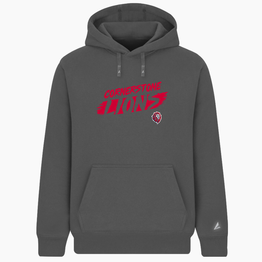 Cornerstone Lions <span class="pdp-name-mascot">Cornerstone Christian Lions</span> BSN SPORTS Men's Cotton Rich Fleece Hoodie