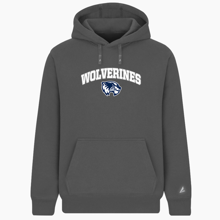 WEST GEAUGA HIGH SCHOOL WOLVERINES ONLINE STORE <span class="pdp-name-mascot">WEST GEAUGA WOLVERINES</span> BSN SPORTS Men's Cotton Rich Fleece Hoodie