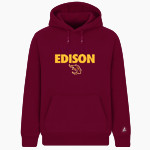 EDISON HIGH SCHOOL VIKINGS <span class="pdp-name-mascot">EDISON VIKINGS</span> BSN SPORTS Men's Cotton Rich Fleece Hoodie Front Thumbnail