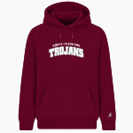 North Crawford Trojans BSN SPORTS Men's Cotton Rich Fleece Hoodie Front Thumbnail