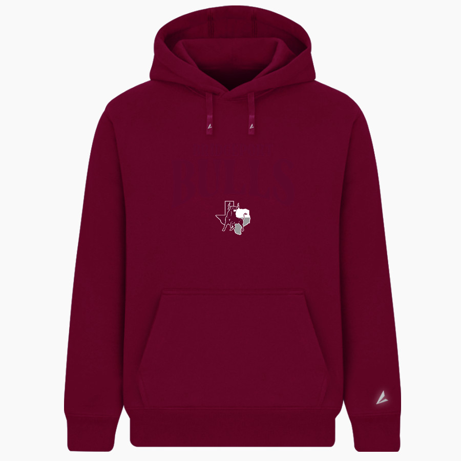 BRIDGEPORT HIGH SCHOOL BULLS <span class="pdp-name-mascot">BRIDGEPORT BULLS</span> BSN SPORTS Men's Cotton Rich Fleece Hoodie