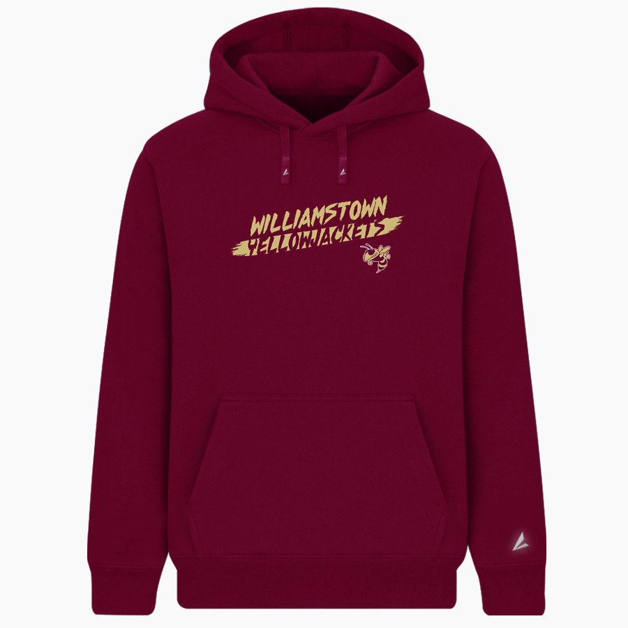 WILLIAMSTOWN HIGH SCHOOL YELLOWJACKETS <span class="pdp-name-mascot">WILLIAMSTOWN YELLOWJACKETS</span> BSN SPORTS Men's Cotton Rich Fleece Hoodie