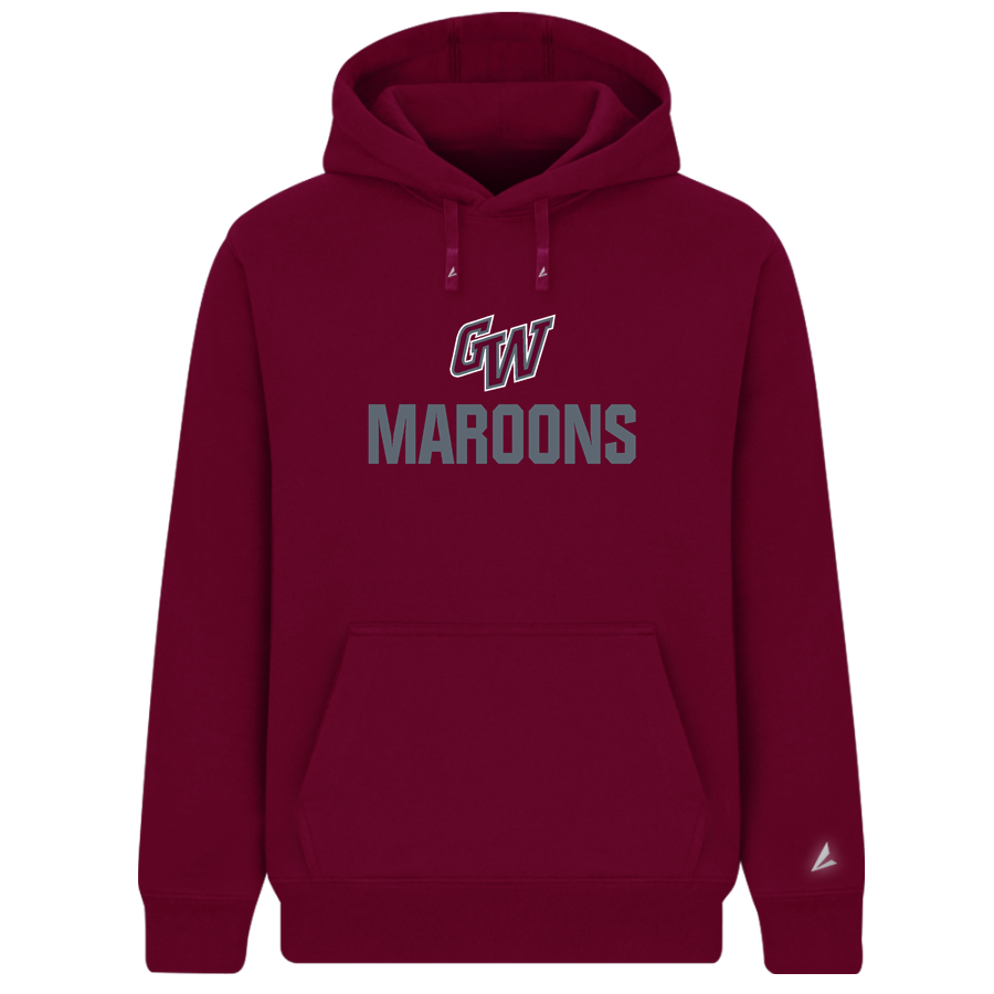 GEORGE WYTHE HIGH SCHOOL MAROONS <span class="pdp-name-mascot">GEORGE WYTHE MAROONS</span> BSN SPORTS Men's Cotton Rich Fleece Hoodie