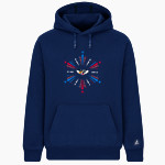 Abiding Peace Pelicans <span class="pdp-name-mascot">Abiding Peace Academy Pelicans</span> BSN SPORTS Men's Cotton Rich Fleece Hoodie Front Thumbnail