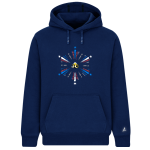 Jenkins County War Eagles <span class="pdp-name-mascot">Jenkins County War Eagles</span> BSN SPORTS Men's Cotton Rich Fleece Hoodie Front Thumbnail