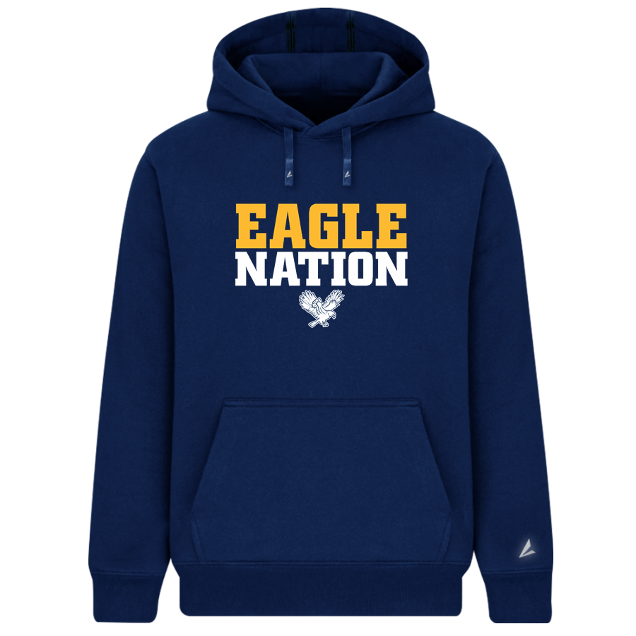 Brooklane Baptist Eagles <span class="pdp-name-mascot">Brooklane Baptist Eagles</span> BSN SPORTS Men's Cotton Rich Fleece Hoodie