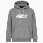 Tacoma Community College Titans BSN SPORTS Men's Cotton Rich Fleece Hoodie Front Thumbnail