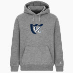 Breck Mustangs BSN SPORTS Men's Cotton Rich Fleece Hoodie Front Thumbnail