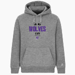 JJC Wolves <span class="pdp-name-mascot">JJC Wolves</span> BSN SPORTS Men's Cotton Rich Fleece Hoodie Front Thumbnail
