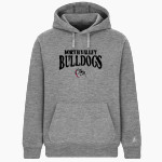 North Valley Bulldogs <span class="pdp-name-mascot">North Valley Baptist School Bulldogs</span> BSN SPORTS Men's Cotton Rich Fleece Hoodie Front Thumbnail