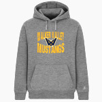 WALKER VALLEY HIGH SCHOOL MUSTANGS BSN SPORTS Men's Cotton Rich Fleece Hoodie Front Thumbnail