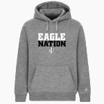 Jupiter Christian Eagles BSN SPORTS Men's Cotton Rich Fleece Hoodie Front Thumbnail