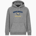 Wingate University Bulldogs BSN SPORTS Men's Cotton Rich Fleece Hoodie Front Thumbnail