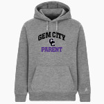 Gem City Throwbacks <span class="pdp-name-mascot">Gem City Throwbacks</span> BSN SPORTS Men's Cotton Rich Fleece Hoodie Front Thumbnail
