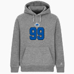 MERRITT ACADEMY HIGH SCHOOL MUSTANGS BSN SPORTS Men's Cotton Rich Fleece Hoodie Front Thumbnail
