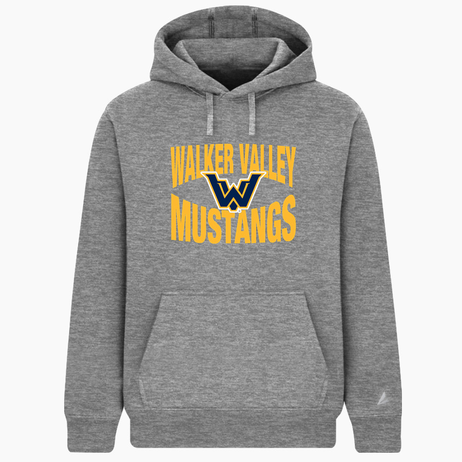 WALKER VALLEY HIGH SCHOOL MUSTANGS BSN SPORTS Men's Cotton Rich Fleece Hoodie