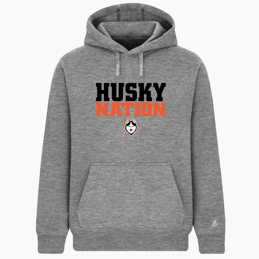 ABSAROKEE HIGH SCHOOL HUSKIES BSN SPORTS Men's Cotton Rich Fleece Hoodie