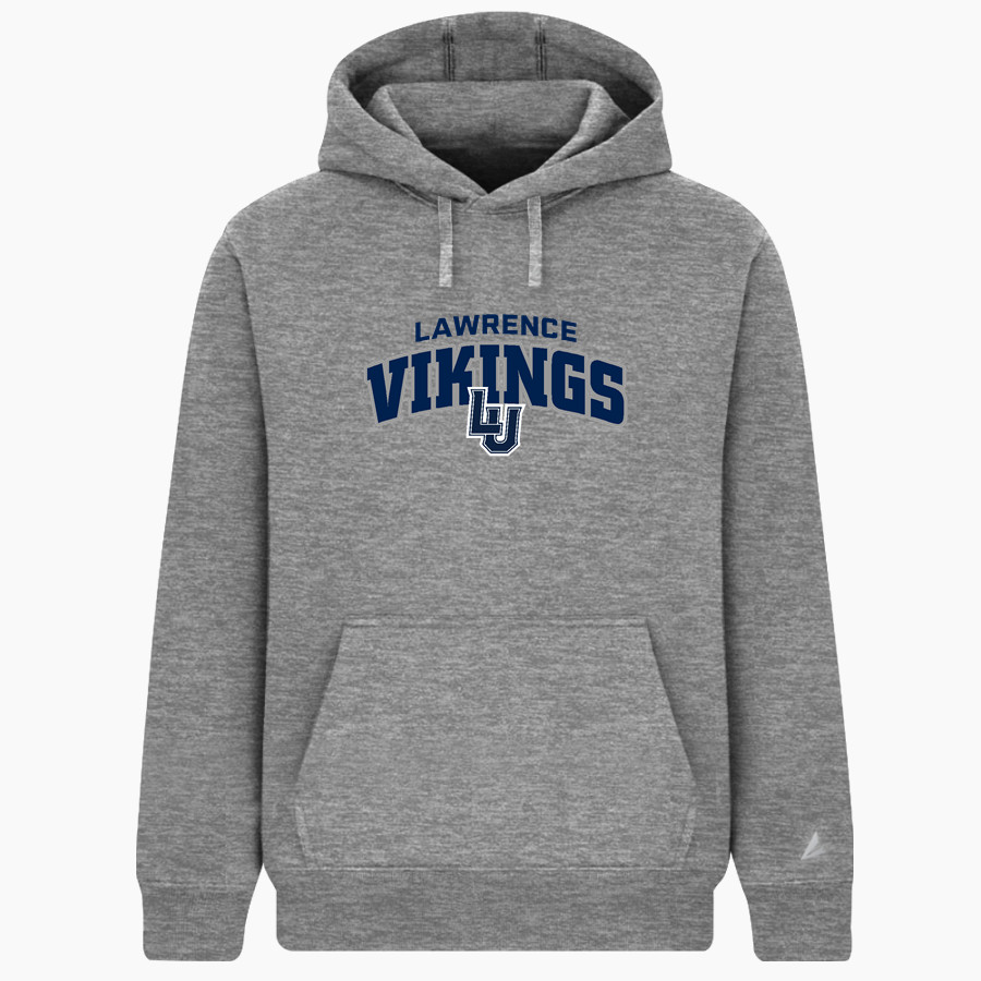 Lawrence University Vikings Online Store BSN SPORTS Men's Cotton Rich Fleece Hoodie