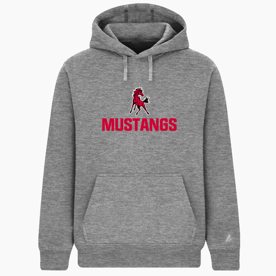FRONTIER HIGH SCHOOL MUSTANGS BSN SPORTS Men's Cotton Rich Fleece Hoodie