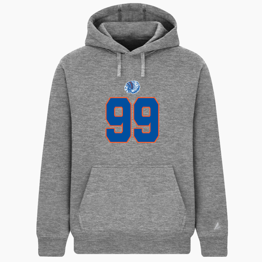Whiteland Warriors <span class="pdp-name-mascot">Whiteland Warriors</span> BSN SPORTS Men's Cotton Rich Fleece Hoodie