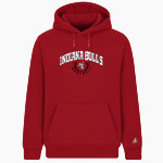 Indiana Bulls Baseball The Official Online Store <span class="pdp-name-mascot">Indiana Bulls</span> BSN SPORTS Men's Cotton Rich Fleece Hoodie Front Thumbnail