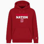SUNDOWN HIGH SCHOOL ROUGHNECKS <span class="pdp-name-mascot">SUNDOWN ROUGHNECKS</span> BSN SPORTS Men's Cotton Rich Fleece Hoodie Front Thumbnail