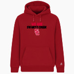 SWARTZ CREEK HIGH SCHOOL DRAGONS BSN SPORTS Men's Cotton Rich Fleece Hoodie Front Thumbnail
