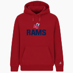 Bluefield University Sideline Store <span class="pdp-name-mascot">Bluefield University</span> BSN SPORTS Men's Cotton Rich Fleece Hoodie Front Thumbnail