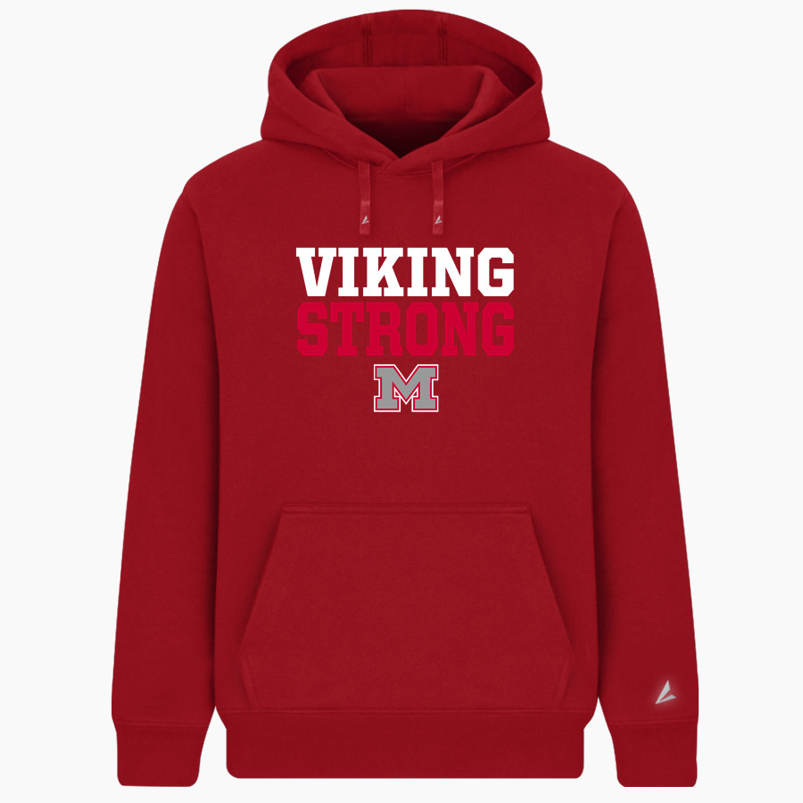 Montgomery Vikings BSN SPORTS Men's Cotton Rich Fleece Hoodie