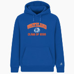 Whiteland Warriors <span class="pdp-name-mascot">Whiteland Warriors</span> BSN SPORTS Men's Cotton Rich Fleece Hoodie Front Thumbnail
