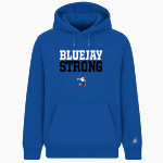STANLEY HIGH SCHOOL BLUEJAYS BSN SPORTS Men's Cotton Rich Fleece Hoodie Front Thumbnail