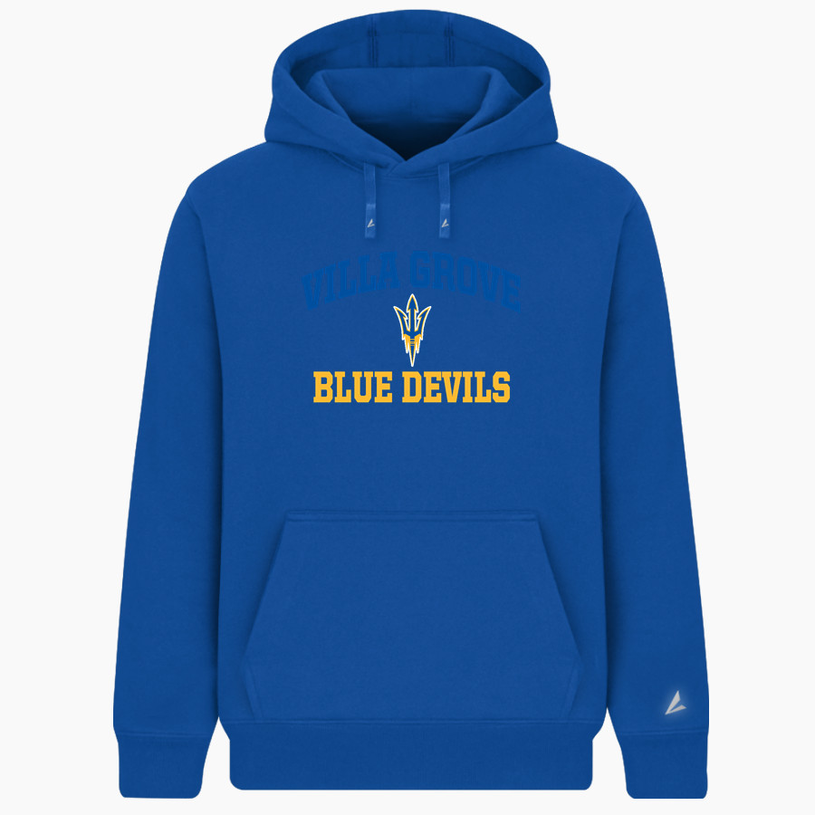 VILLA GROVE HIGH SCHOOL BLUE DEVILS <span class="pdp-name-mascot">VILLA GROVE BLUE DEVILS</span> BSN SPORTS Men's Cotton Rich Fleece Hoodie
