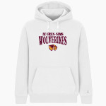 Au Gres-Sims HIGH SCHOOL WOLVERINES <span class="pdp-name-mascot">AU GRES - SIMS WOLVERINES</span> BSN SPORTS Men's Cotton Rich Fleece Hoodie Front Thumbnail