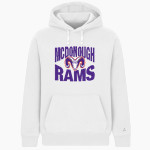 McDonough Rams BSN SPORTS Men's Cotton Rich Fleece Hoodie Front Thumbnail