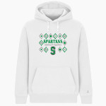 WEST MONONA HIGH SCHOOL SPARTANS BSN SPORTS Men's Cotton Rich Fleece Hoodie Front Thumbnail