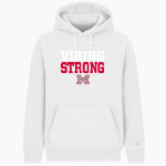 Montgomery Vikings BSN SPORTS Men's Cotton Rich Fleece Hoodie Front Thumbnail