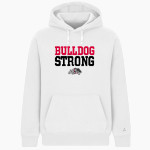 Boscobel Bulldogs BSN SPORTS Men's Cotton Rich Fleece Hoodie Front Thumbnail