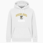 HIGHLAND HIGH SCHOOL RAMS <span class="pdp-name-mascot">HIGHLAND RAMS</span> BSN SPORTS Men's Cotton Rich Fleece Hoodie Front Thumbnail