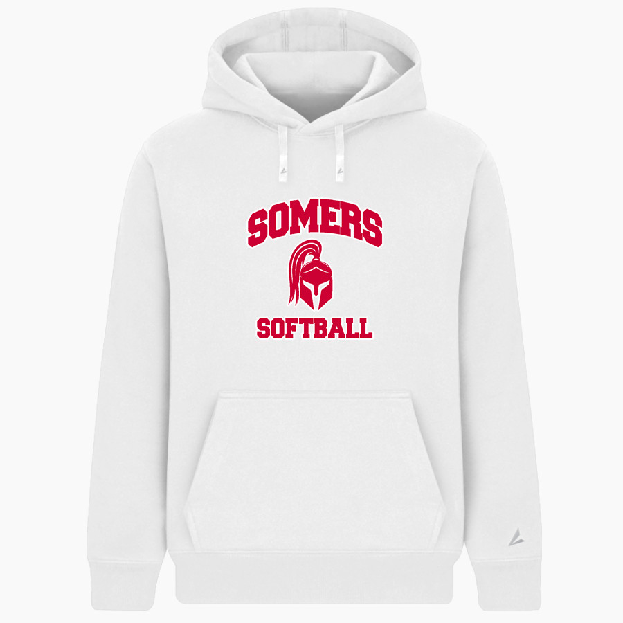 Somers Softball Spartans BSN SPORTS Men's Cotton Rich Fleece Hoodie