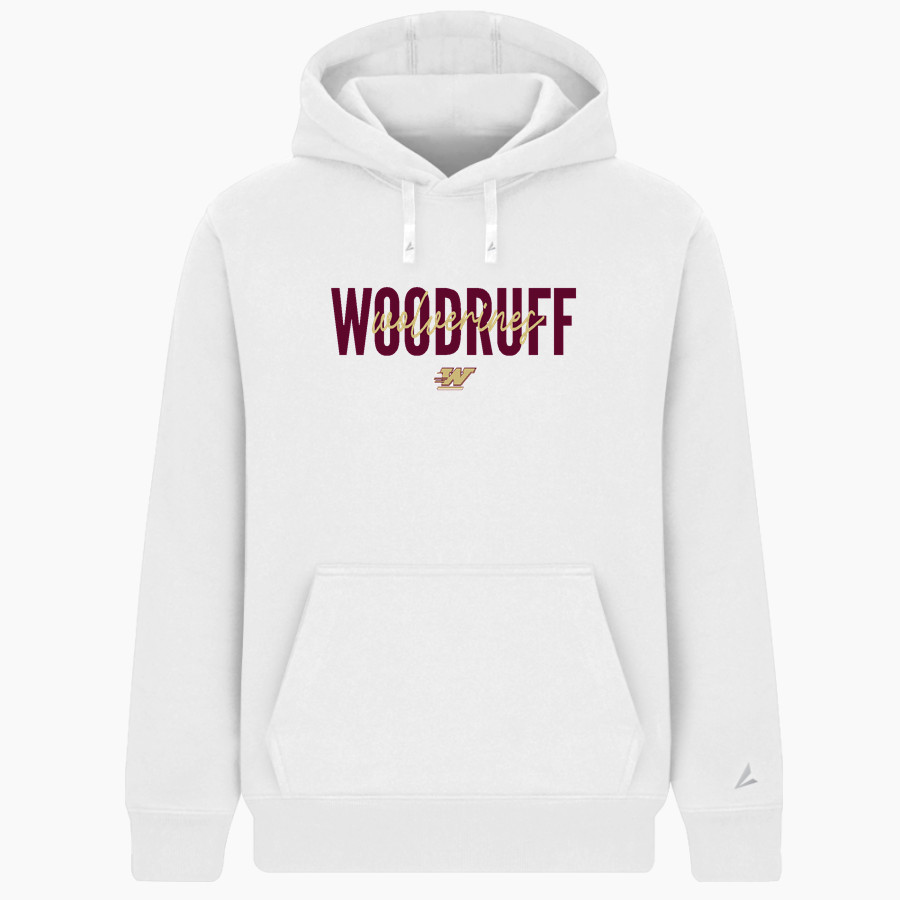 WOODRUFF HIGH SCHOOL WOLVERINES BSN SPORTS Men's Cotton Rich Fleece Hoodie