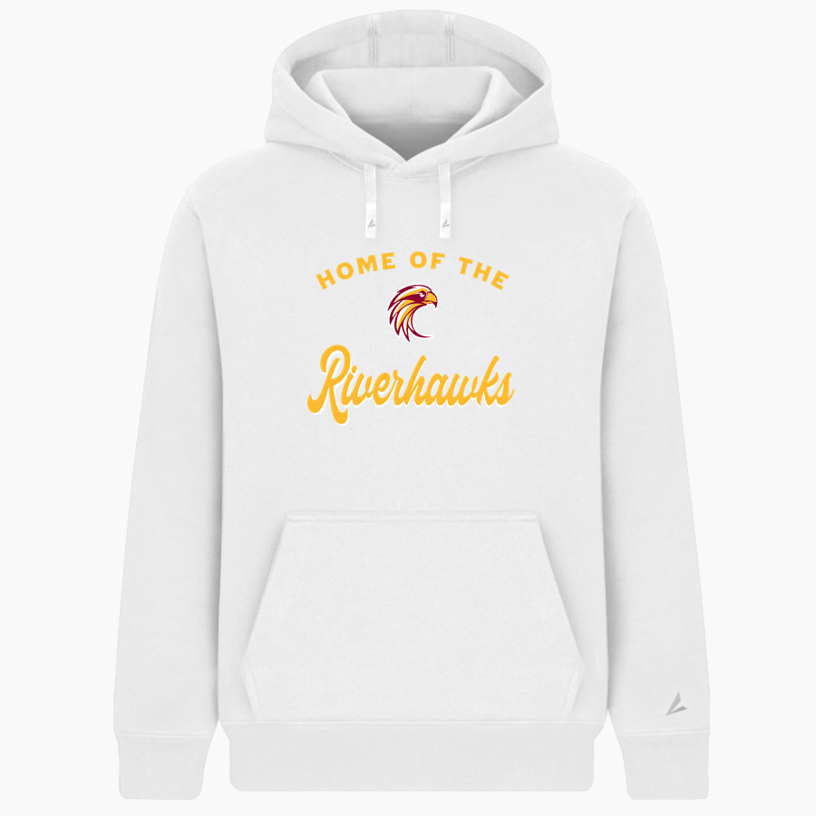 THE DALLES HIGH SCHOOL RIVERHAWKS BSN SPORTS Men's Cotton Rich Fleece Hoodie