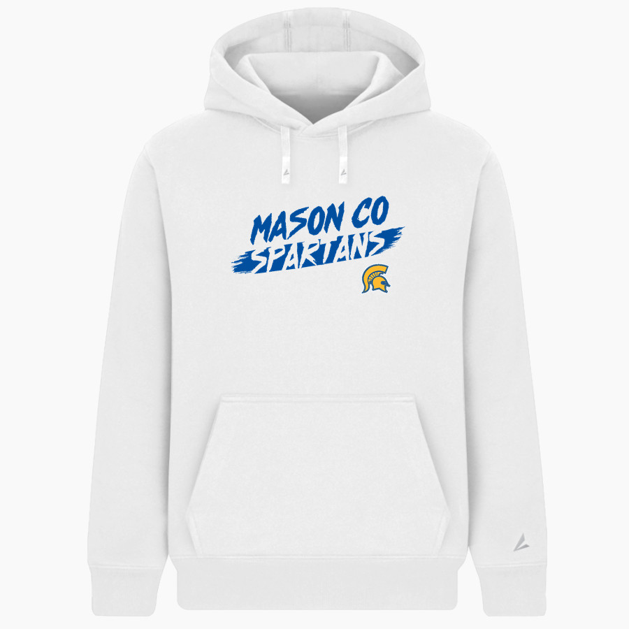 MASON CO CENTRAL HIGH SCHOOL SPARTANS BSN SPORTS Men's Cotton Rich Fleece Hoodie