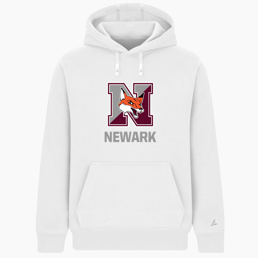 NEWARK HIGH SCHOOL REDS BSN SPORTS Men's Cotton Rich Fleece Hoodie
