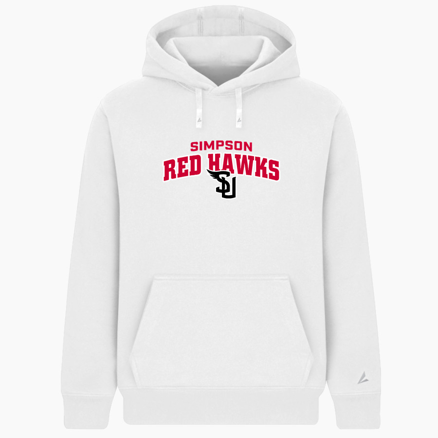 Simpson University Red Hawks BSN SPORTS Men's Cotton Rich Fleece Hoodie