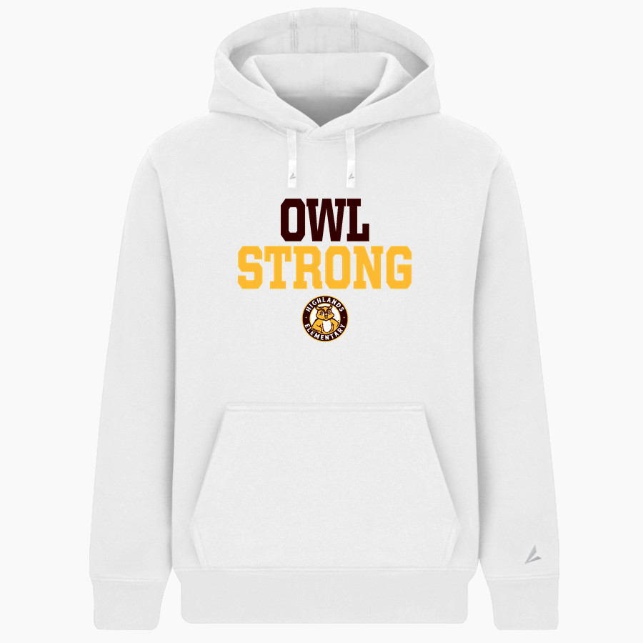 Highlands Owls BSN SPORTS Men's Cotton Rich Fleece Hoodie