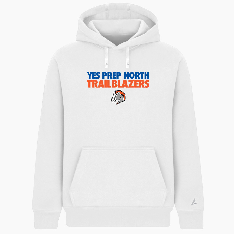 YES PREP NORTH CENTRAL HIGH SCHOOL TRAILBLAZERS <span class="pdp-name-mascot">YES PREP NORTH TRAILBLAZERS</span> BSN SPORTS Men's Cotton Rich Fleece Hoodie