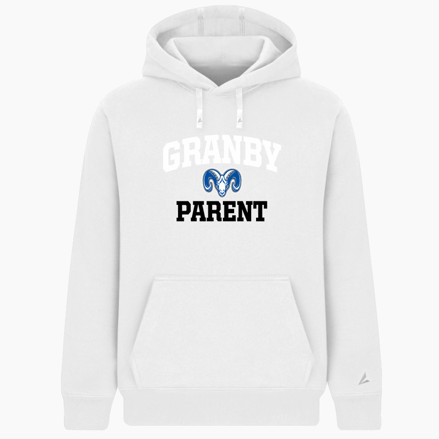 GRANBY HIGH SCHOOL RAMS ramfam official sideline store <span class="pdp-name-mascot">GRANBY RAMS</span> BSN SPORTS Men's Cotton Rich Fleece Hoodie